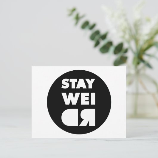 滞在風変わり ポストカード (スタンド正面)