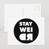 滞在風変わり ポストカード (正面/裏面)