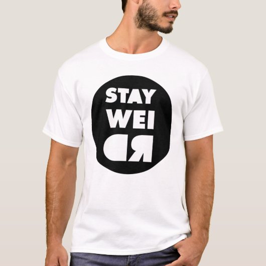 滞在風変わり Tシャツ (正面)