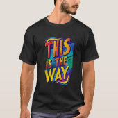 滞在風変わり Tシャツ (正面)