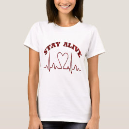 滞在ALIVE-/TANKの上 Tシャツ