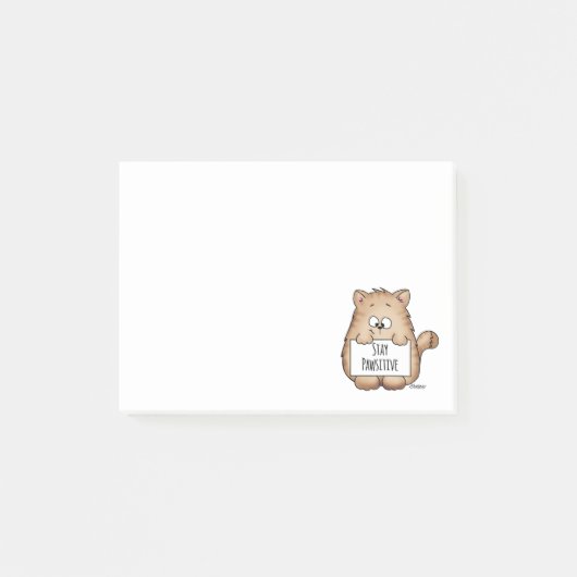 滞在Pawsitive -猫好きのためのポスト・イット ポストイット (正面)