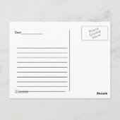 滲出ビーチ壁性の ポストカード (裏面)