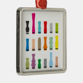 滴りの先端のスタイル メタルオーナメント (右)