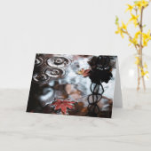 滴りの滴り カード (黄色い花)