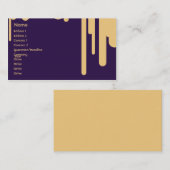 滴り-ビジネス 名刺 (正面/裏面)