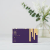 滴り-ビジネス 名刺 (スタンド正面)