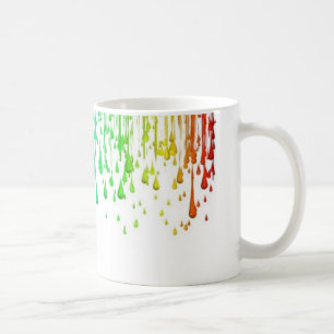 滴るペンキのマグ コーヒーマグカップ