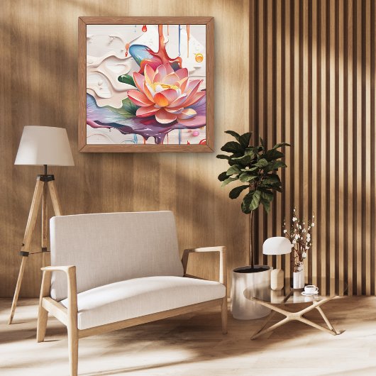 滴る蓮の芸術 ポスター