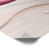 滴る蓮の芸術 ポスター (角)