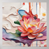 滴る蓮の芸術 ポスター (正面)