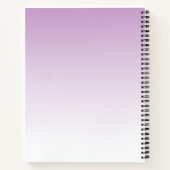 滴スタイリッシュ滴のピンクと黒の睫毛 ノートブック (裏面)