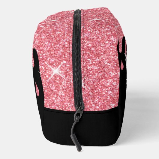 滴パーソナライズされた滴ピンクグリッター効果輝 ドップキット (右)