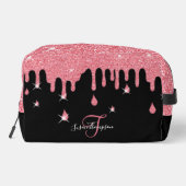 滴パーソナライズされた滴ピンクグリッター効果輝 ドップキット (裏面)