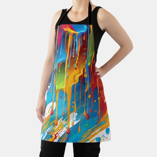 滴モダンる絵を描 エプロン (インサイチュ)