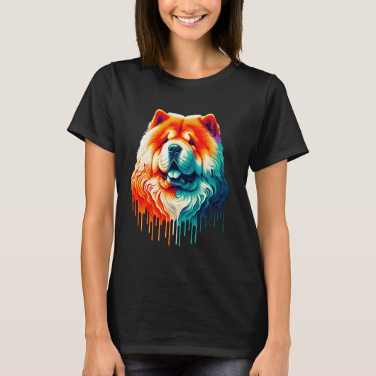 滴下ア絵を描ルチュウ Tシャツ (正面)