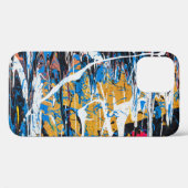 滴下カラフル絵を描：落書き壁 Case-Mate iPhoneケース (裏面 (横))