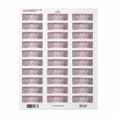 滴下ガーリーグリッター |ダスティメイブピンクきらめく ラベル (フルシート)