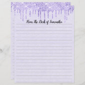 滴下グリッターパープルライニング定常 (正面/裏面)