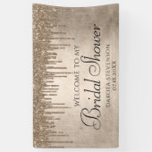 滴下タウペグリッター |シャンパン金ゴールドシャワー 横断幕 (縦)