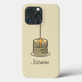 滴下パーソナライズされたシロップのパンケーキ iPhone 13 PROケース