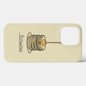 滴下パーソナライズされたシロップのパンケーキ Case-Mate iPhoneケース (裏面 (横))