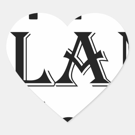 滴下メラニンと蜂蜜デザイン ハートシール (正面)