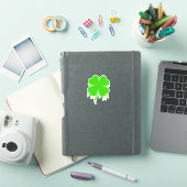 滴下四葉クローバー シール (iPadカバー)