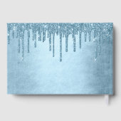 滴下氷グリッター |スパークルフェイクスウィート16 ゲストブック (裏面)