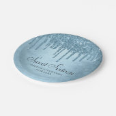 滴下氷グリッター |スパークルフェイクスウィート16 ペーパープレート (アングル)