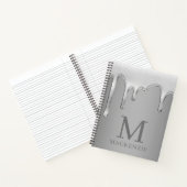 滴下液状金属クロムモノグラム ノートブック (内部)