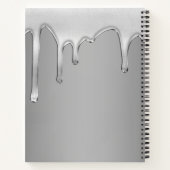 滴下液状金属クロムモノグラム ノートブック (裏面)