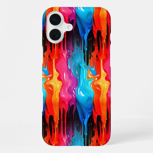 滴下絵を描 iPhoneケース (裏面)