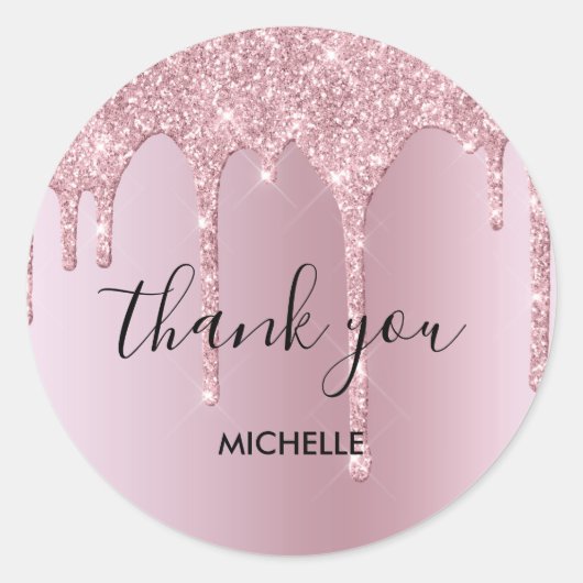 滴下金ゴールドモダンバラ金ゴールドストローク ラウンドシール (正面)