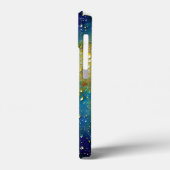 滴下青アクアイエロー雨水滴パターン Case-Mate iPhoneケース (裏面 / 左)