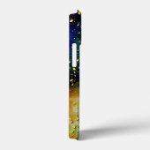 滴下青アクアイエロー雨水滴パターン Case-Mate iPhoneケース (裏面 / 右)