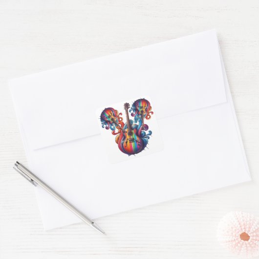 滴下音 スクエアシール (封筒)