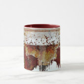 滴絵を描る陶器の表情 マグカップ (中央)