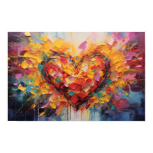 滴絵を描付きハート