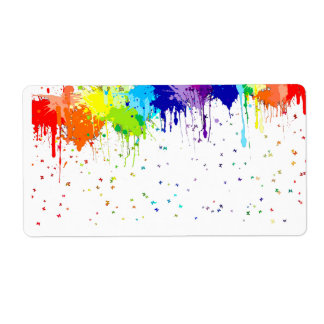 滴絵を描落する出荷ラベル ラベル