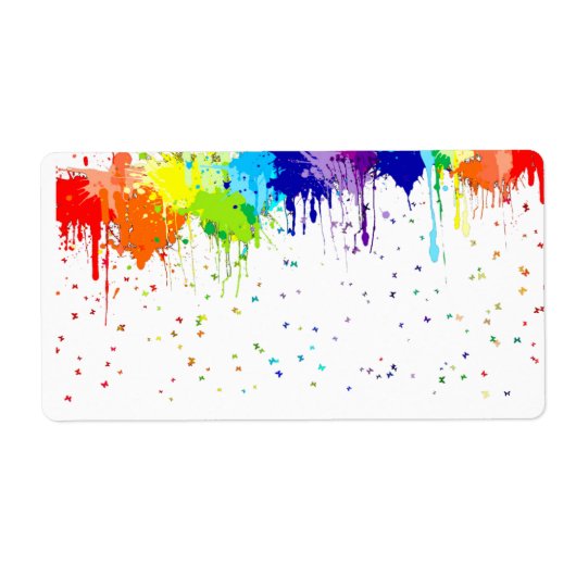 滴絵を描落する出荷ラベル ラベル (正面)