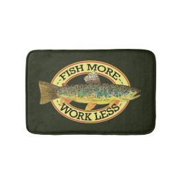 漁おもしろい師の魚釣り バスマット