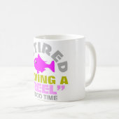 漁師おもしろい退職 コーヒーマグカップ (正面右)