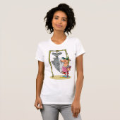 漁師が女性のTシャツを着る Tシャツ (正面フル)