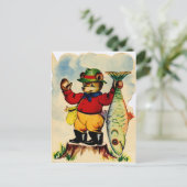 漁師が日の目を引く ポストカード (スタンド正面)