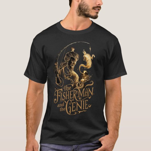 漁師とジーニー Tシャツ (正面)