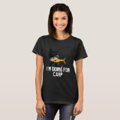 漁師と釣り人への天使のモチーフ c tシャツ (正面フル)