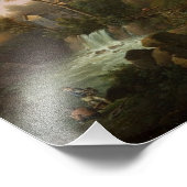 漁師のいる風景 フォトプリント (角)