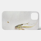 漁師のはえを追跡しているマス Case-Mate iPhoneケース (裏面 (横))