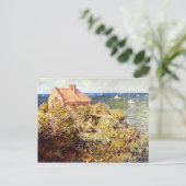 漁師のコテージオンザクリフbyクロード・モネ ポストカード (スタンド正面)